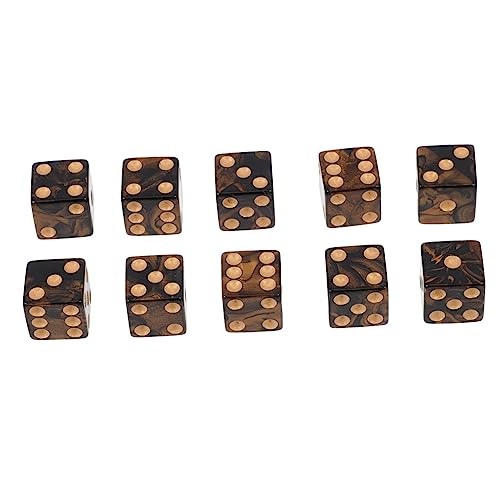 CIYODO Würfel-Set Aus Acryl 6-seitige Spielwürfel Massive Zweifarbige Würfel Mit Großem Loch 16 Mm Für Würfelspiele Und Partys CIYODO Würfel-Set Aus Acryl 6-seitige Spielwürfel Massive Zweifarbige Würfel Mit Großem Loch 16 Mm Für Würfelspiele Und Partys von CIYODO