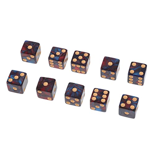 CIYODO 10 Stück Zweifarbige Würfel sechsseitige Würfel ungewöhnliche Würfel große Würfel Pub -Spiel Massenwürfel Spielwürfel Bunte Würfel Brettspiele Würfel Acryl Blue CIYODO 10 Stück Zweifarbige Würfel sechsseitige Würfel ungewöhnliche Würfel große Würfel Pub -Spiel Massenwürfel Spielwürfel Bunte Würfel Brettspiele Würfel Acryl Blue von CIYODO
