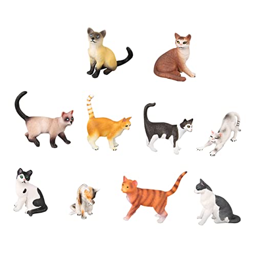 CIYODO 10 Stück simulierte Katze für Tierfiguren für Dekoration mit Katzenfiguren Kinderzimmer Dekoration mit Tierfiguren Katzenspielzeug Kinderspielzeug Plastik CIYODO 10 Stück simulierte Katze für Tierfiguren für Dekoration mit Katzenfiguren Kinderzimmer Dekoration mit Tierfiguren Katzenspielzeug Kinderspielzeug Plastik von CIYODO