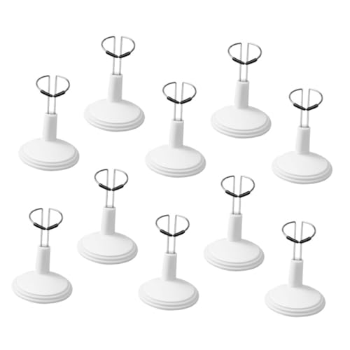 CIYODO 10 Teiliges Verstellbares Figurenständer- Vielseitiger Puppenhalter mit Einstellbarer Griffgröße Leichter Figurenhalter für Sammlerstücke Stabile Displaybasis für von CIYODO