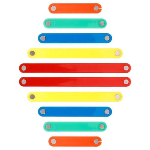 CIYODO Mathematische Fähigkeiten 10-teilige Geometrische Streifen-bausteine ​​mit Pädagogischem Spielset Für Kinder Im Vorschulalter von CIYODO