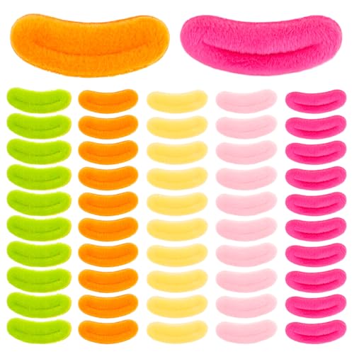 CIYODO 100 Stück DIY Craft Doll Mundteile Für Handgefertigte Puppenzubehör Und Gefüllte Spielzeugmundstück Dicke Puppenlippenkit Tierpuppenmund Ersatz von CIYODO