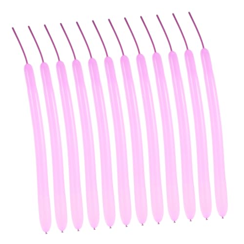 CIYODO 100 Stück Dekoration aus Ballongeflecht Partys Luft sortiert Dekorationen Mini Hochzeitsballons ballon tiere DIY Ballonkunst Szenenlayout- Party-Latexballons Emulsion Lavender von CIYODO