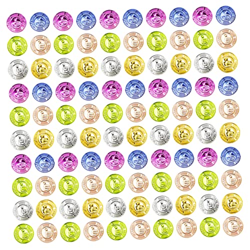 CIYODO 100 Stück Karnevalsmünzen Piratenparty Schatz Edelsteine Goldmünzen Für Goldmünzen Simulations Goldmünzen Gefälschte Goldmünzen Kleines Für Preise von CIYODO
