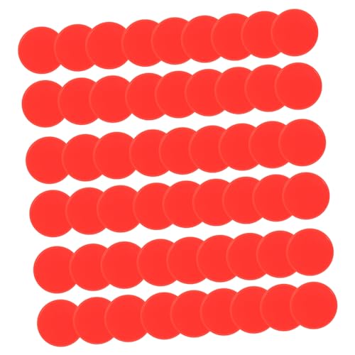 CIYODO 100 Stück Lehrmittel Belohnungsmünzen Tisch Mülleimer Kompatibel Mülleimer Pakete Karten Schlanker Mülleimer Transparenter Bingo Chip Kleiner Chip Keramik Wurfmesswerkzeug von CIYODO