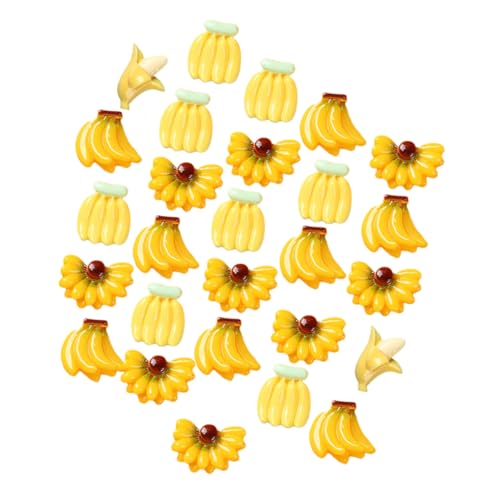 CIYODO 100 Stück Mini -Bananensimulation künstliche gelbe Banane Lebensartige Banane winzig Miniatur-künstliche Bananen deko Simulationsbanane gefälschte Frucht Banane Harz CIYODO 100 Stück Mini -Bananensimulation künstliche gelbe Banane Lebensartige Banane winzig Miniatur-künstliche Bananen deko Simulationsbanane gefälschte Frucht Banane Harz von CIYODO