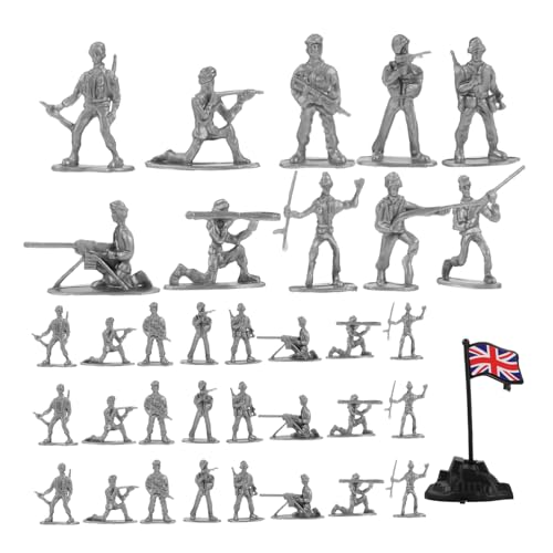 CIYODO 100 Stück Mini Soldaten Figuren Realistische Menschen Modelle für Rollenspiele und Tischdekoration und Szenen von CIYODO