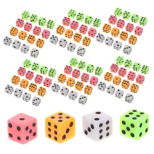 CIYODO 100 Stück Mini Würfel Set Bunte Sechsseitige Kunststoffwürfel mit Ecken für Brettspiele Mathe Lernen und Bastelprojekte Robuste und Langlebige Spielwürfel CIYODO 100 Stück Mini Würfel Set Bunte Sechsseitige Kunststoffwürfel mit Ecken für Brettspiele Mathe Lernen und Bastelprojekte Robuste und Langlebige Spielwürfel von CIYODO
