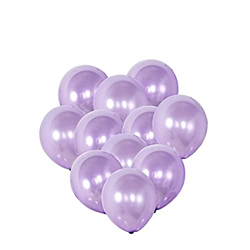 CIYODO 100 Stück Perlenballon Hellvioletter Ballon Hochzeitsballon von CIYODO