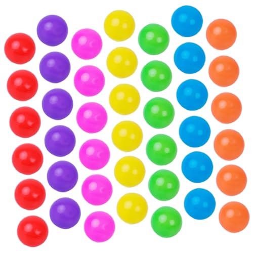 CIYODO 100 Stück Runder Ozeanball Runde Boxenkugel Runde Grubenkugeln Runde Spielbälle Lustige Runde Bälle Bällebäder Für Kleinkinder Bauen Bälle EIN Plastik Colorful von CIYODO
