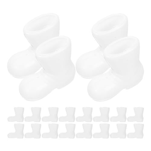 CIYODO 100 Stück Weihnachtsmann Stiefel Santa Schuhe für Puppenhaus Weihnachtsdekoration DIY Tischmittelstück Charmante Ornamente Weiß Detailreiche Handwerkskunst für Festliche CIYODO 100 Stück Weihnachtsmann Stiefel Santa Schuhe für Puppenhaus Weihnachtsdekoration DIY Tischmittelstück Charmante Ornamente Weiß Detailreiche Handwerkskunst für Festliche von CIYODO