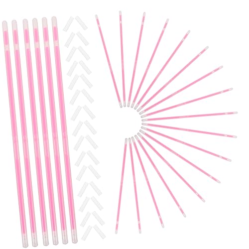 CIYODO 100 Stück rosa Leuchtstab Glühstock glühen Lichtschwert Dekorationen Mini halllowen heeloween verkleidung saumband bügel leuchtendes leuchtende Stütze Plastik CIYODO 100 Stück rosa Leuchtstab Glühstock glühen Lichtschwert Dekorationen Mini halllowen heeloween verkleidung saumband bügel leuchtendes leuchtende Stütze Plastik von CIYODO
