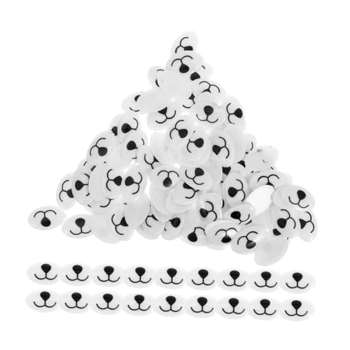CIYODO 100pcs Sicherheitsnase Für Stoffpuppen DIY Supplies Für Tierpuppen -puppenzubehör Sicherheitsmaterialien Für Handwerksliebhaber von CIYODO