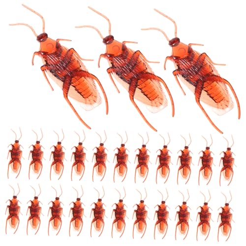 CIYODO 100st Simuliertes Kakerlakenspielzeug Streich Matschig Hamster Zappeln Fisch Vakuum Entfernte Schlange Gefälscht Bausatz Fangen Figur Realistisches Lebendig PVC CIYODO 100st Simuliertes Kakerlakenspielzeug Streich Matschig Hamster Zappeln Fisch Vakuum Entfernte Schlange Gefälscht Bausatz Fangen Figur Realistisches Lebendig PVC von CIYODO