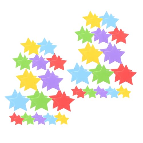 CIYODO 10Er-Packungen Selbstklebende Eva Sterne für Bastelprojekte Geeignet für Scrapbooking Schulprojekte und Kreative Dekorationen CIYODO 10Er-Packungen Selbstklebende Eva Sterne für Bastelprojekte Geeignet für Scrapbooking Schulprojekte und Kreative Dekorationen von CIYODO