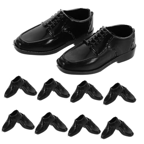 CIYODO 10Paare Puppenschuhe im Maßstab Kleine Schwarze Sneaker für Puppen Vielseitige Puppenhaus Dekorationen und Action Figuren Zubehör CIYODO 10Paare Puppenschuhe im Maßstab Kleine Schwarze Sneaker für Puppen Vielseitige Puppenhaus Dekorationen und Action Figuren Zubehör von CIYODO
