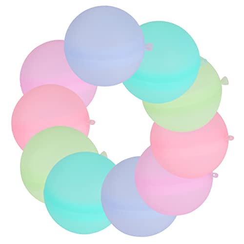 CIYODO 10St Wasserbälle für den Pool Wasserballon aus Silikon wiederverwendbare interaktives spielzeug kinder wasserspielzeug Spielzeuge Kinderspielzeug nachfüllbare draussen von CIYODO