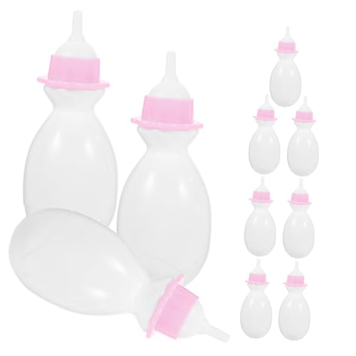 CIYODO 10Stücke Miniature Bottle Toys Kleine Futterflaschen für Rollenspielzeug für Kreative Dekoration für Zuhause zu Besonderen Anlässen von CIYODO