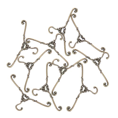 CIYODO 10Stücke Puppenkleiderbügel Teiliges Kleiderbügel für Puppenkleidung aus Langlebigem Antikfarbe für Puppenhaus Zubehör und Aufbewahrung von Puppenkleidern CIYODO 10Stücke Puppenkleiderbügel Teiliges Kleiderbügel für Puppenkleidung aus Langlebigem Antikfarbe für Puppenhaus Zubehör und Aufbewahrung von Puppenkleidern von CIYODO
