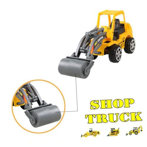 CIYODO 10Stücke Teiliges Mini Engineering Truck aus Kunststoff Gelbe Bagger Modelle Pädagogisches für Geburtstagsgeschenke und Kreative Bauprojekte CIYODO 10Stücke Teiliges Mini Engineering Truck aus Kunststoff Gelbe Bagger Modelle Pädagogisches für Geburtstagsgeschenke und Kreative Bauprojekte von CIYODO