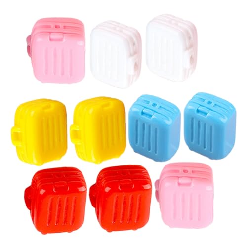 CIYODO Miniaturkoffer Satz 10-teiliger Mini-puppenhaus-gepäckkoffer Ornament Miniatur-Koffer Für Spielzeug CIYODO Miniaturkoffer Satz 10-teiliger Mini-puppenhaus-gepäckkoffer Ornament Miniatur-Koffer Für Spielzeug von CIYODO