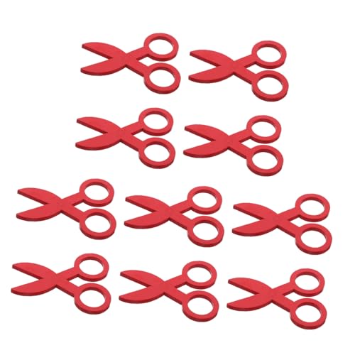 CIYODO 10pcs Scherenspielzeug Für Sonderpädagogik Klassenzimmer Muss Haben Strumpffüller Für Kindergarten Klassenzimmer Müssen Haben Süße Schulsachen Rot Hölzern CIYODO 10pcs Scherenspielzeug Für Sonderpädagogik Klassenzimmer Muss Haben Strumpffüller Für Kindergarten Klassenzimmer Müssen Haben Süße Schulsachen Rot Hölzern von CIYODO