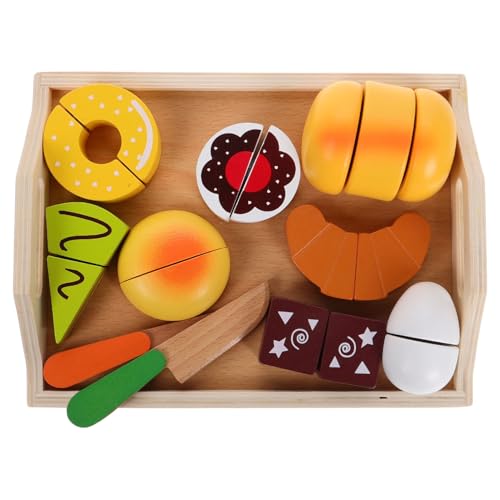 CIYODO 11 Stück Teiliges Holzspielzeug Set für Realistisches Spielküchen Zubehör mit Schneidelebensmittel für Rollenspiele und Kreative Spielstunden für Jungen und Mädchen CIYODO 11 Stück Teiliges Holzspielzeug Set für Realistisches Spielküchen Zubehör mit Schneidelebensmittel für Rollenspiele und Kreative Spielstunden für Jungen und Mädchen von CIYODO