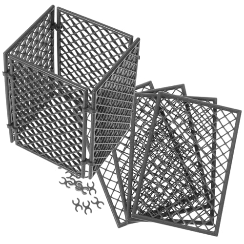 CIYODO 12 Blatt Baustein Wand Zubehör Militärspielzeug Aus Kunststoff Kinderspielzeug Militärisches Bauspielzeug Requisite Zum Thema Kinderversorgung Abs Grey von CIYODO