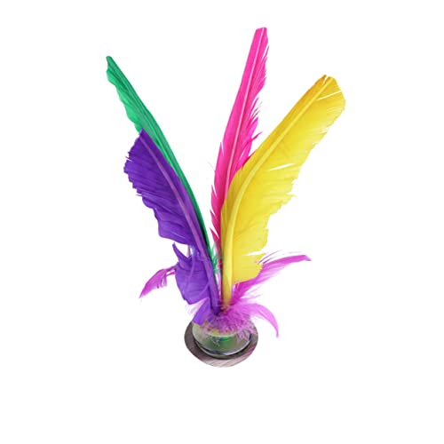 CIYODO 12 Stück Buntes Feder -Shuttlecock Federball outdoorspielzeug Federball mit Metallscheibe Outdoor Badminton Shuttlecock chinesische jianzi Federball mit Gummifüßen CIYODO 12 Stück Buntes Feder -Shuttlecock Federball outdoorspielzeug Federball mit Metallscheibe Outdoor Badminton Shuttlecock chinesische jianzi Federball mit Gummifüßen von CIYODO