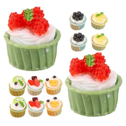 CIYODO 12 Stück Gefälschte Kuchen, Dekorative Kuchenmodelle, Realistische Kleine Kuchen, Dessert, Foto-Requisiten, Gemischter Stil CIYODO 12 Stück Gefälschte Kuchen, Dekorative Kuchenmodelle, Realistische Kleine Kuchen, Dessert, Foto-Requisiten, Gemischter Stil von CIYODO