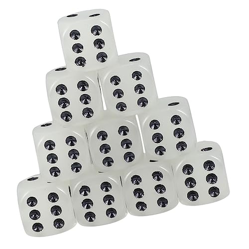 CIYODO 16mm Würfel Mit Runden Ecken 12 Stück Zarte Würfel Zeit Für Mathe-Spiele von CIYODO