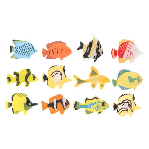 CIYODO 12 Stück Marine Tiermodellspielzeug Für Meerestiere Fischmodell Tierkognitionsmodell Marine Animal Figur Meereslebewesen Kinderspielzeug PVC CIYODO 12 Stück Marine Tiermodellspielzeug Für Meerestiere Fischmodell Tierkognitionsmodell Marine Animal Figur Meereslebewesen Kinderspielzeug PVC von CIYODO