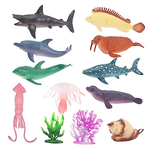 CIYODO 12 Stück Meerestiermodell Ozeantierfiguren Meerestierfiguren für Meerestiere Kinderspielzeug Simulationstiere Mini-Meerestiere Meeresbewohner Plastik CIYODO 12 Stück Meerestiermodell Ozeantierfiguren Meerestierfiguren für Meerestiere Kinderspielzeug Simulationstiere Mini-Meerestiere Meeresbewohner Plastik von CIYODO