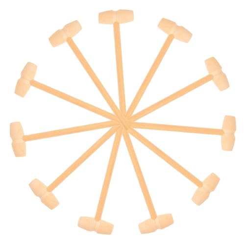 CIYODO 12 Stück Mini-Beat- Babyspielzeug Kleinkindspielzeug Geburtstagsgeschenk für Geburtstags für lustiges Hammerspielzeug Holzhammer Bambus CIYODO 12 Stück Mini-Beat- Babyspielzeug Kleinkindspielzeug Geburtstagsgeschenk für Geburtstags für lustiges Hammerspielzeug Holzhammer Bambus von CIYODO
