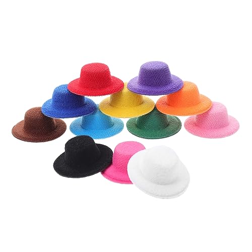 CIYODO 12 Stück Mini Hüte für Puppen und Bastelprojekte Bunte Liebevolle Tiny Hats für DIY Deko Puppenhaus Fotografie und Weihnachtsbaumdekoration CIYODO 12 Stück Mini Hüte für Puppen und Bastelprojekte Bunte Liebevolle Tiny Hats für DIY Deko Puppenhaus Fotografie und Weihnachtsbaumdekoration von CIYODO