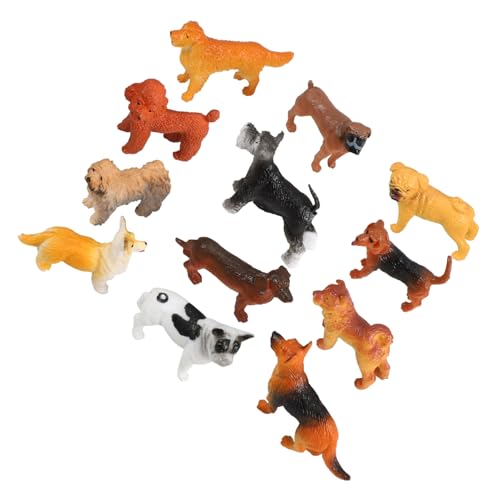 CIYODO 12 Stück Miniatur-hundefiguren, Kleine Welpen-skulpturen, Hundemodelle, Spielzeug, Tiere, Ornamente CIYODO 12 Stück Miniatur-hundefiguren, Kleine Welpen-skulpturen, Hundemodelle, Spielzeug, Tiere, Ornamente von CIYODO