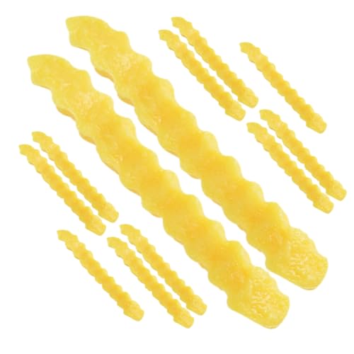 CIYODO 12 Stück Simulierte Wellpappe-Pommes Frites Pommes Frittes Deko Pommes-Modell Pommes-Frites- Gefälschte Pommes Frites Display Künstliche Pommes Frites Yellow PVC CIYODO 12 Stück Simulierte Wellpappe-Pommes Frites Pommes Frittes Deko Pommes-Modell Pommes-Frites- Gefälschte Pommes Frites Display Künstliche Pommes Frites Yellow PVC von CIYODO