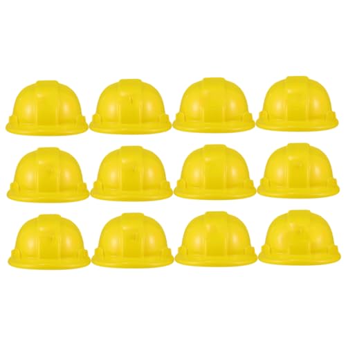 CIYODO 12 Stück Teiliges Bauhelme Realistische Schutzhelme für Jungen und Mädchen für Kostümpartys Geburtstagsfeiern und Rollenspiele Leichtes Flexibles Material Gelb CIYODO 12 Stück Teiliges Bauhelme Realistische Schutzhelme für Jungen und Mädchen für Kostümpartys Geburtstagsfeiern und Rollenspiele Leichtes Flexibles Material Gelb von CIYODO