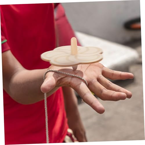 CIYODO 12 Stück Teiliges DIY Kreiselspielzeug für Unvollendete Gyro Toys zum Bemalen Kreatives Accessoire für Spielerisches Basteln und Familienzeit Gemischte Designs von CIYODO