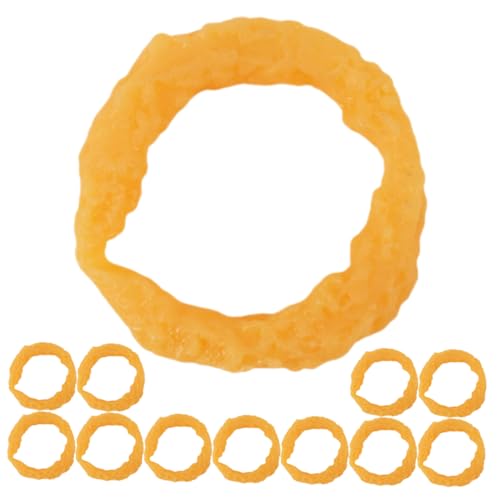 CIYODO 12 Stück Teiliges Künstliche Lebensmittel Deko Realistische Frittierte Tintenfischringe aus Lebensechte Simulation für Küchen Party Dekoration und Foto Requisiten von CIYODO