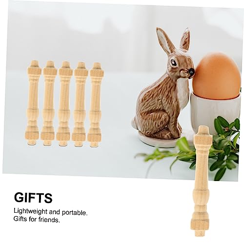 CIYODO 12 Stück Teiliges Mini Holzgeländer für Puppenhaus Möbel Zubehör Langlebige Handläufe aus Holz Miniatur Geländerpfosten für DIY Modellbau und Dekoration CIYODO 12 Stück Teiliges Mini Holzgeländer für Puppenhaus Möbel Zubehör Langlebige Handläufe aus Holz Miniatur Geländerpfosten für DIY Modellbau und Dekoration von CIYODO