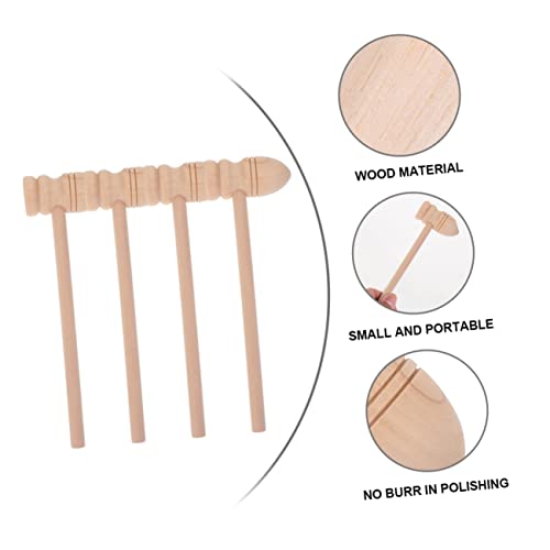 CIYODO 12 Stück Teiliges Mini Holzhammer Massagehammer Kinderspielzeug Hand Auge Koordination und Geschicklichkeit Vielseitig als Krabben oder Hummerklopfer zur Schmerz und CIYODO 12 Stück Teiliges Mini Holzhammer Massagehammer Kinderspielzeug Hand Auge Koordination und Geschicklichkeit Vielseitig als Krabben oder Hummerklopfer zur Schmerz und von CIYODO