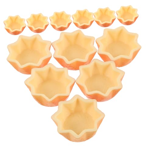 CIYODO 12 Stück Teiliges Mini Kuchenformen Faux Cupcake Liner Modell Kreatives DIY Backzubehör für Puppenhaus Lebensmittel von Kreativität und Familienspaß von CIYODO