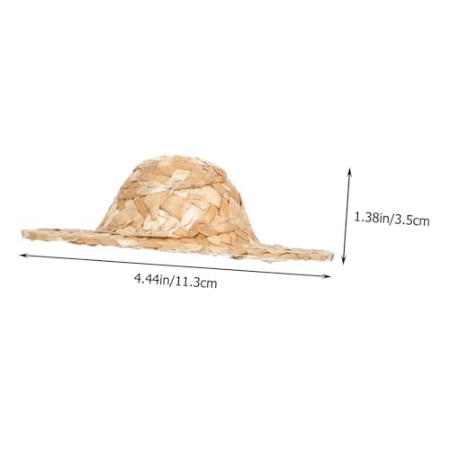 CIYODO 12 Stück Teiliges Mini Strohhüte aus Leichtem Strapazierfähigem Material Handgefertigte Kleine Hüte für Puppen deko DIY Bastelzubehör Geeignet für Puppenkostüme und Kreative CIYODO 12 Stück Teiliges Mini Strohhüte aus Leichtem Strapazierfähigem Material Handgefertigte Kleine Hüte für Puppen deko DIY Bastelzubehör Geeignet für Puppenkostüme und Kreative von CIYODO