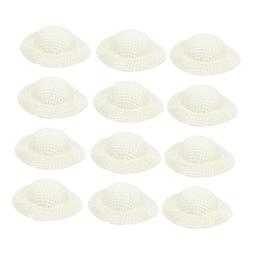 CIYODO 12 Stück Teiliges Miniatur Papier Hüte Handgewebt Leichte Kleine Puppenhüte Vielseitige DIY Bastelaccessoires Niedliche Dekorative Mini Hüte für Puppen und Fotoshootings CIYODO 12 Stück Teiliges Miniatur Papier Hüte Handgewebt Leichte Kleine Puppenhüte Vielseitige DIY Bastelaccessoires Niedliche Dekorative Mini Hüte für Puppen und Fotoshootings von CIYODO