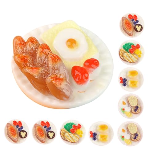 CIYODO 12 Stück Teiliges Realistische Resin Lebensmittel Anhänger Kreative DIY Dekorationen für Haarschmuck Handyhüllen und Puppenhaus Zubehör Detailgetreu für Küche und Haushalt von CIYODO