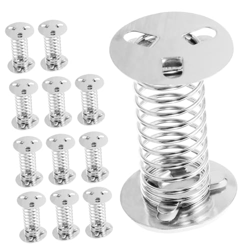 CIYODO 12 Stück Teiliges Wackelfedern für Puppen DIY Bastelzubehör mit Selbstklebender Eisenspirale Robuste Kleine Federn für Schüttelpuppen Geeignet für Auto- Fahrrad Motorraddekoration von CIYODO