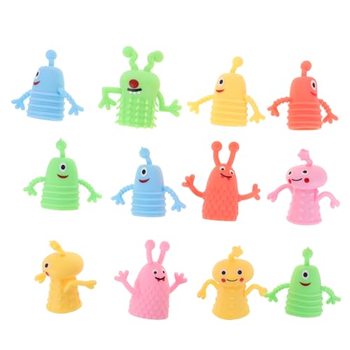 CIYODO 12-Teiliges Set Die kleine leuchtende Monsterfingerpuppe Fingerpuppen aus Silikon Handpuppen Mini-Fingerpuppen Kinderpuppenspielzeug Fingerpuppen CIYODO 12-Teiliges Set Die kleine leuchtende Monsterfingerpuppe Fingerpuppen aus Silikon Handpuppen Mini-Fingerpuppen Kinderpuppenspielzeug Fingerpuppen von CIYODO