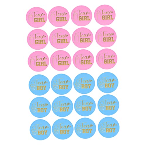 CIYODO 120 Stück Geschlecht Aufkleber für Gender Reveal Party Lustige Abstimmung Aufkleber für Unvergessliche Partyaktivitäten mit Kindern Lebendige Farben Hochwertigem Klebeband CIYODO 120 Stück Geschlecht Aufkleber für Gender Reveal Party Lustige Abstimmung Aufkleber für Unvergessliche Partyaktivitäten mit Kindern Lebendige Farben Hochwertigem Klebeband von CIYODO