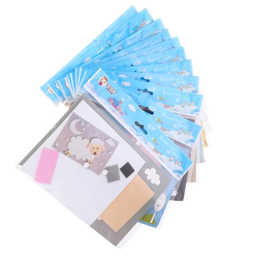 CIYODO 12Blätter Tier Puzzle Aufkleber Für Kreatives Bastelspielzeug Frühen Bildung Partyzubehör Für Jungen Und DIY Handwerksmaterialien von CIYODO